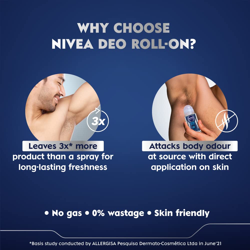 Nivea Men Fresh Active Deodorant Roll-On 50ml