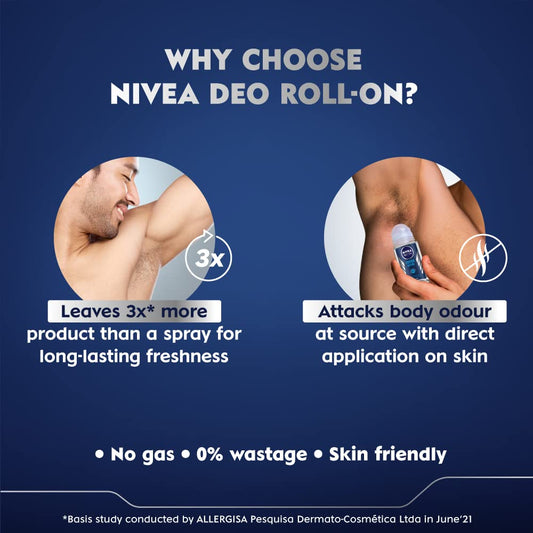 Nivea Men Fresh Active Deodorant Roll-On 50ml