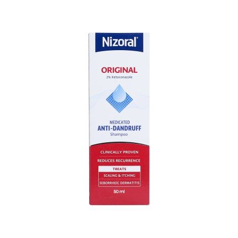 Nizoral Original 2% Ketoconazole Medicated Anti Dandruff Shampoo 50ml