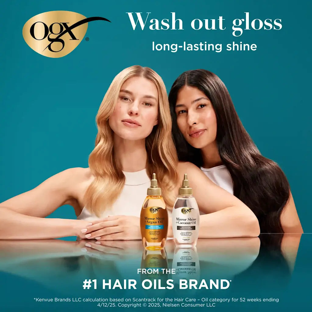 OGX Mirror Shine + Argan Oil Pre-Wash Gloss 118ml
