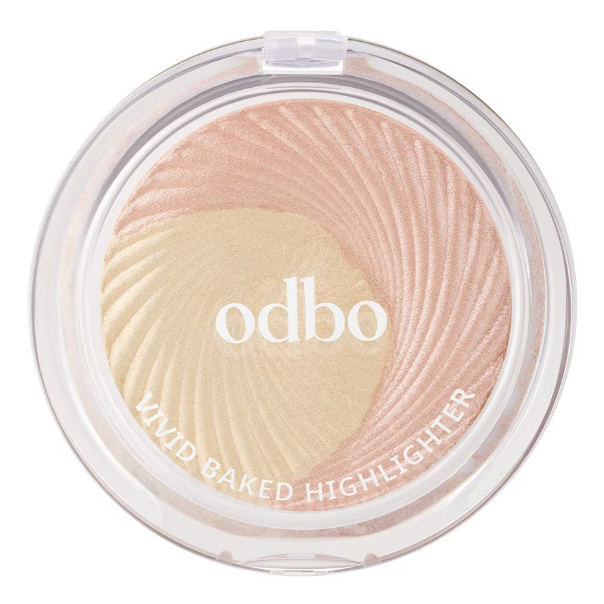 Odbo Vivid Baked Highlighter- 03 Golden Wink