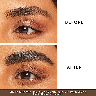 One Size BrowKiki Nourishing Tinted Brow Gel- 06 Dark Brown