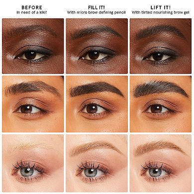 One Size BrowKiki Nourishing Tinted Brow Gel- 06 Dark Brown