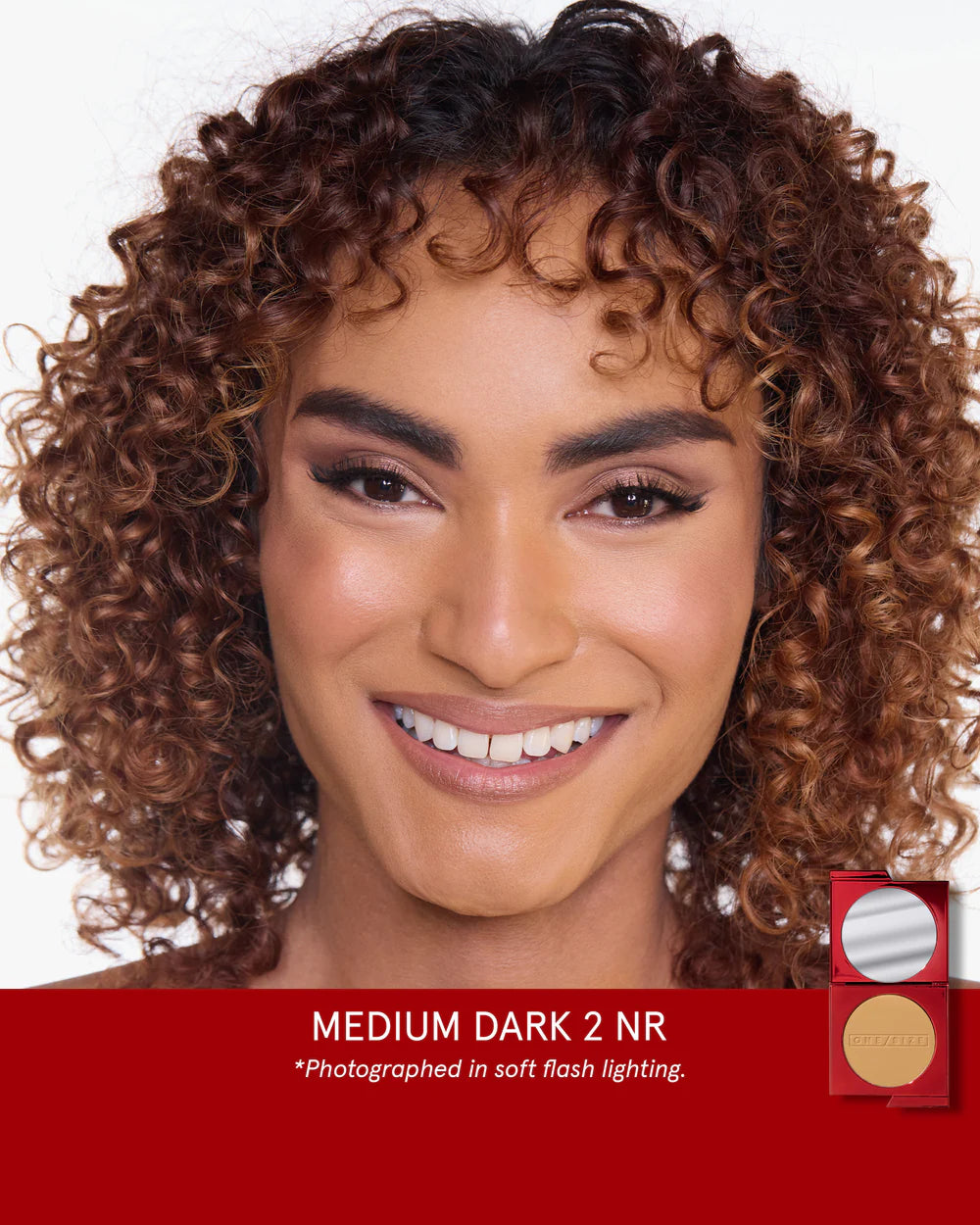 One Size Turn Up The Base Versatile Powder Foundation- Medium Dark 2 (NR)