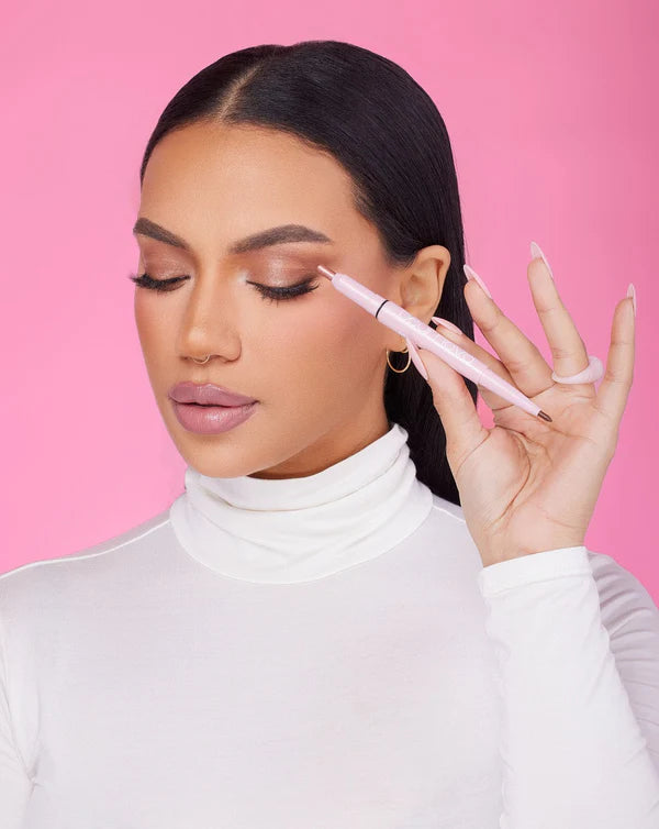 Pear Nova Eye Duo Stick Shadow + Liner- Rose Quartz