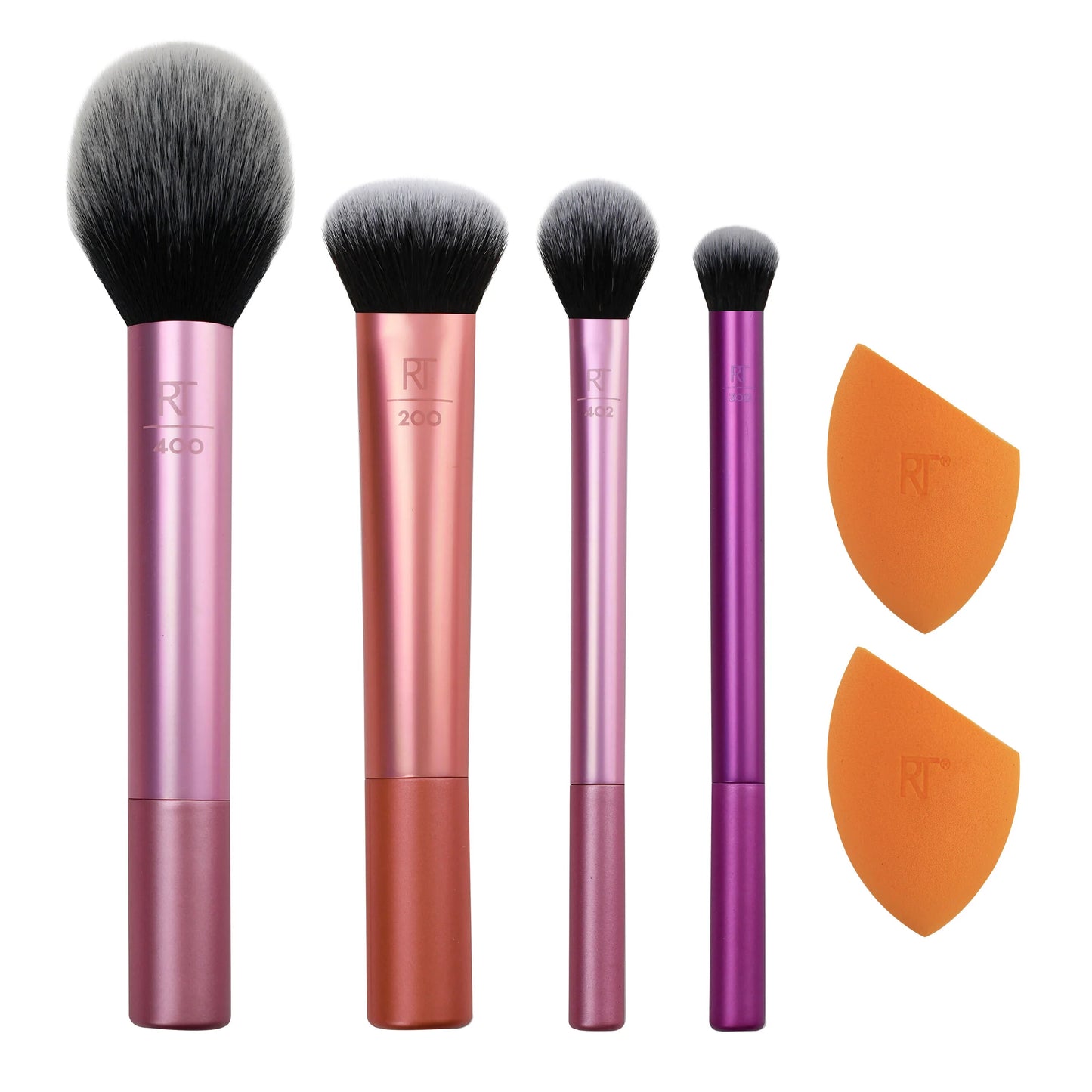 Real Techniques Everyday Essentials Brush Set with Bonus Miracle Complexion Sponge
