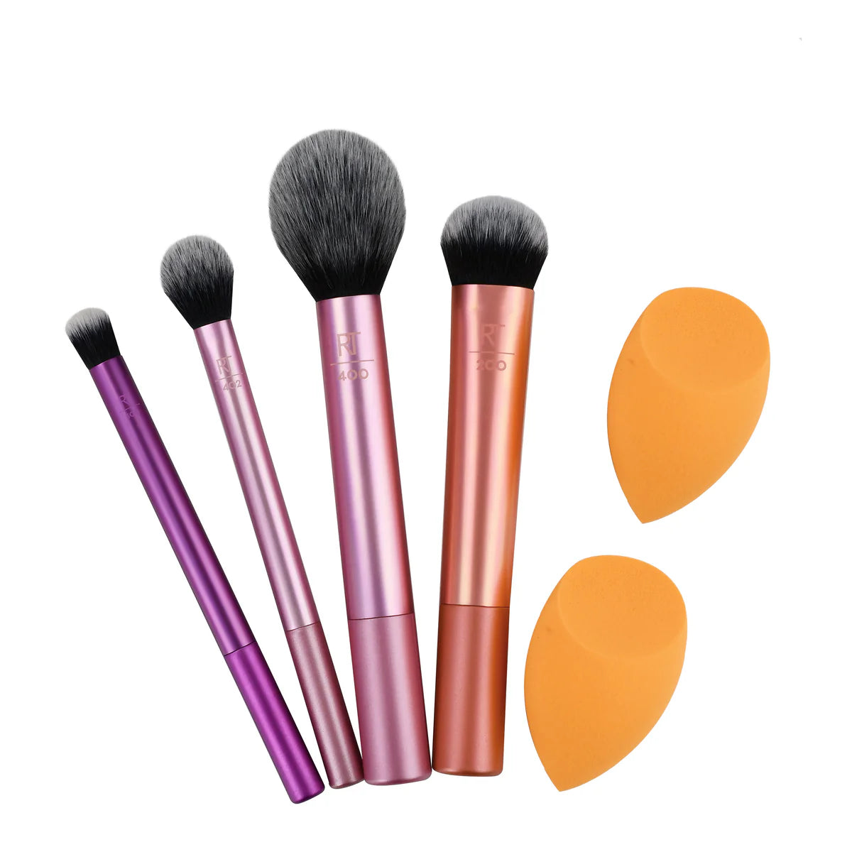 Real Techniques Everyday Essentials Brush Set with Bonus Miracle Complexion Sponge
