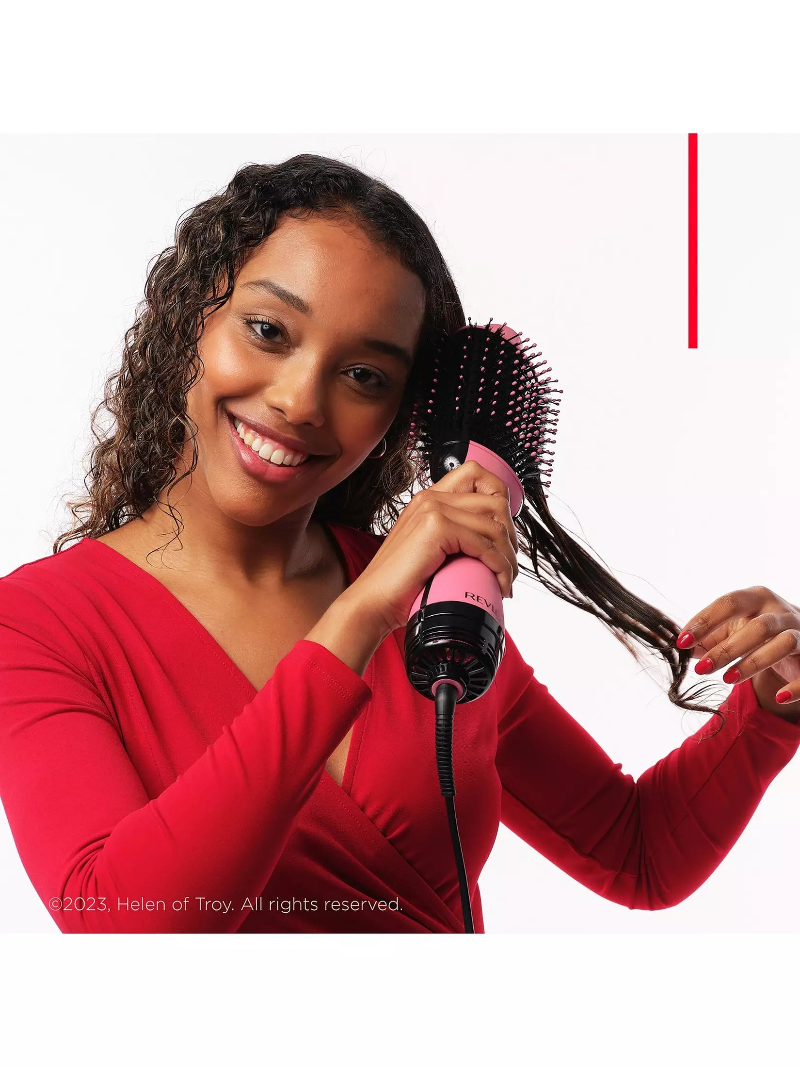 Revlon One Step Hair Dryer and Volumiser- Rose Edition