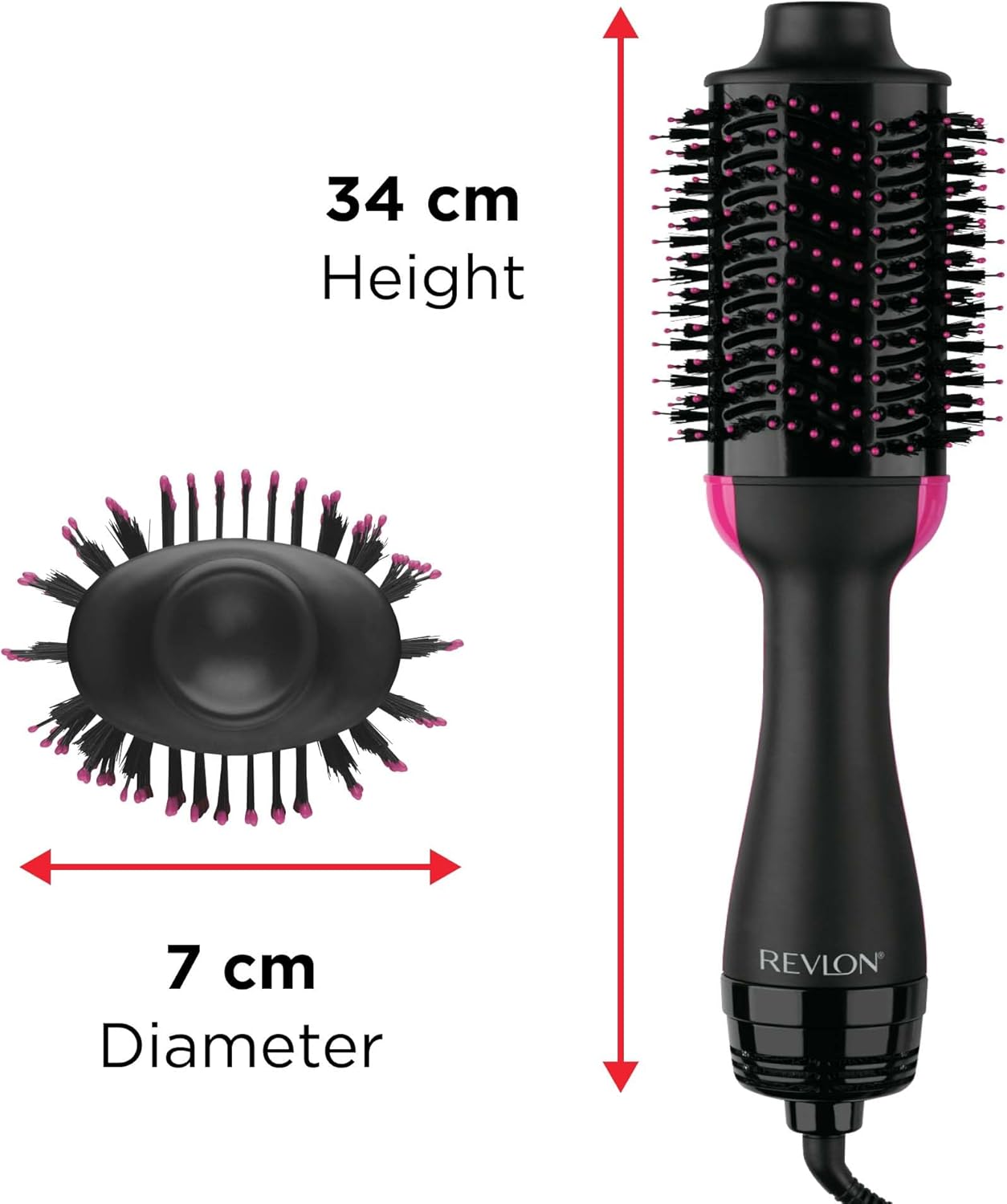 Revlon Salon One-Step Hair Dryer & Volumiser with Sectioning Comb