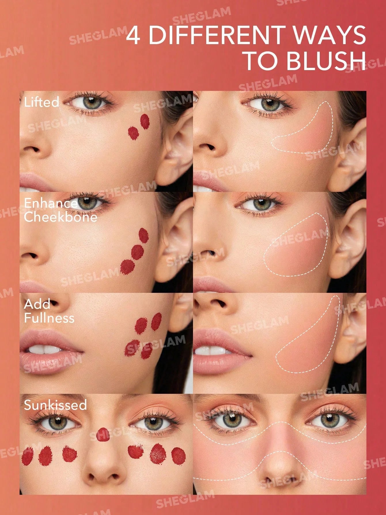 SHEGLAM Color Bloom Liquid Blush- Hush Hush