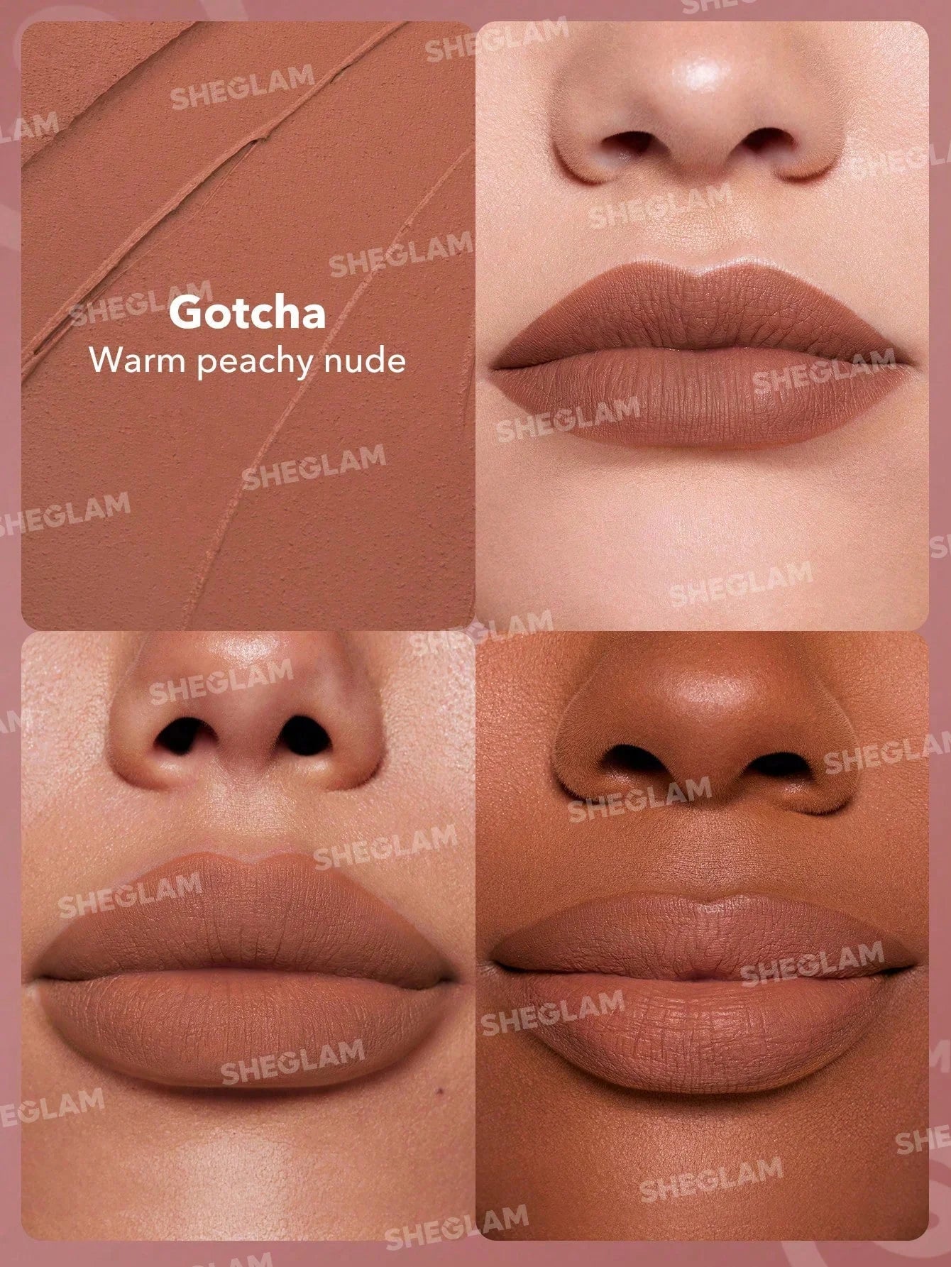 SHEGLAM Dynamatte Boom Long-lasting Matte Lipstick- Gotcha 2.7g