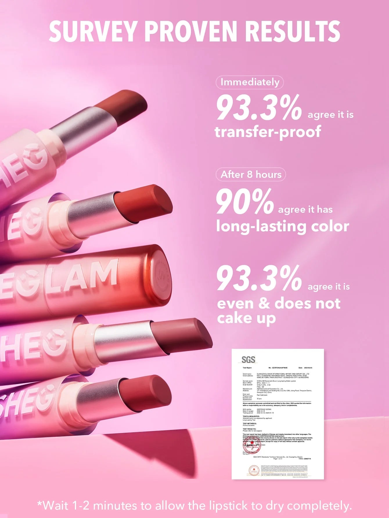 SHEGLAM Dynamatte Boom Long-lasting Matte Lipstick- Plot Twist 2.7g