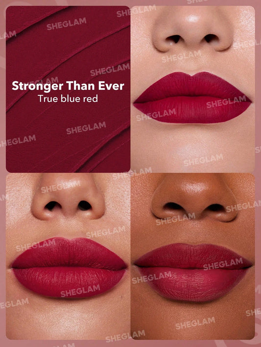 SHEGLAM Dynamatte Boom Long-lasting Matte Lipstick- Stronger Than Ever