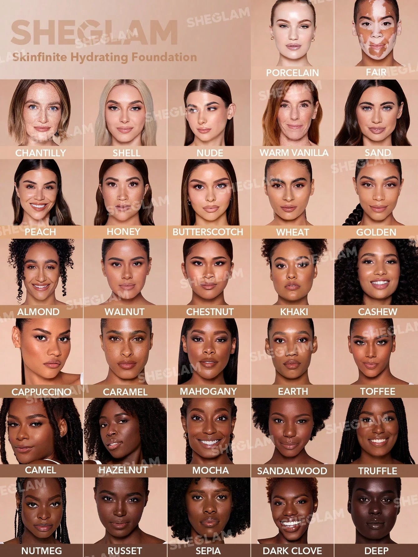 SHEGLAM Skinfinite Hydrating Foundation- Fair 30ml