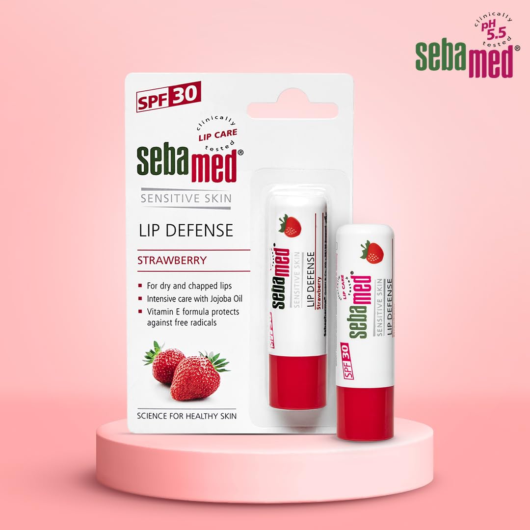 Sebamed Lip Defense Strawberry 4.8g