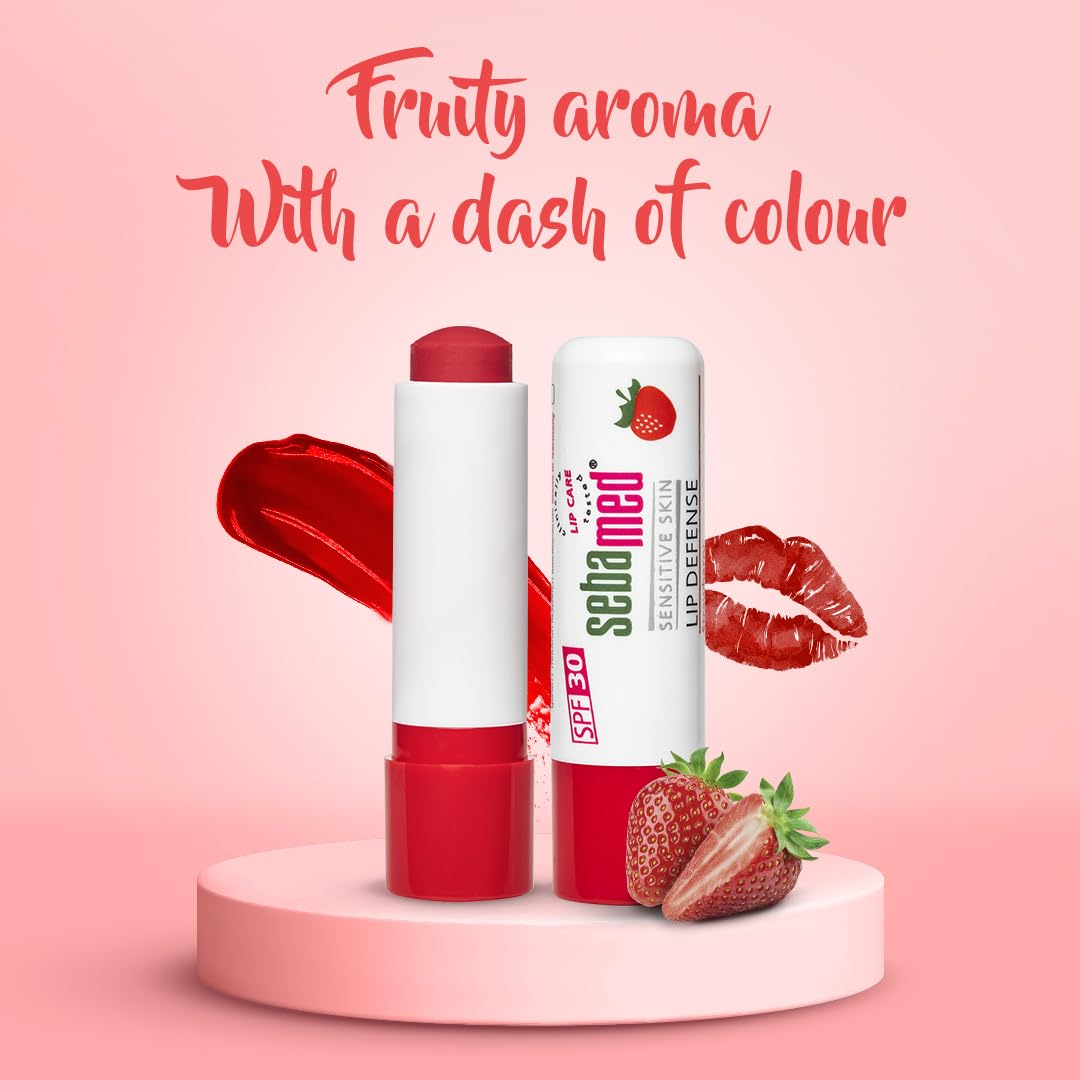 Sebamed Lip Defense Strawberry 4.8g