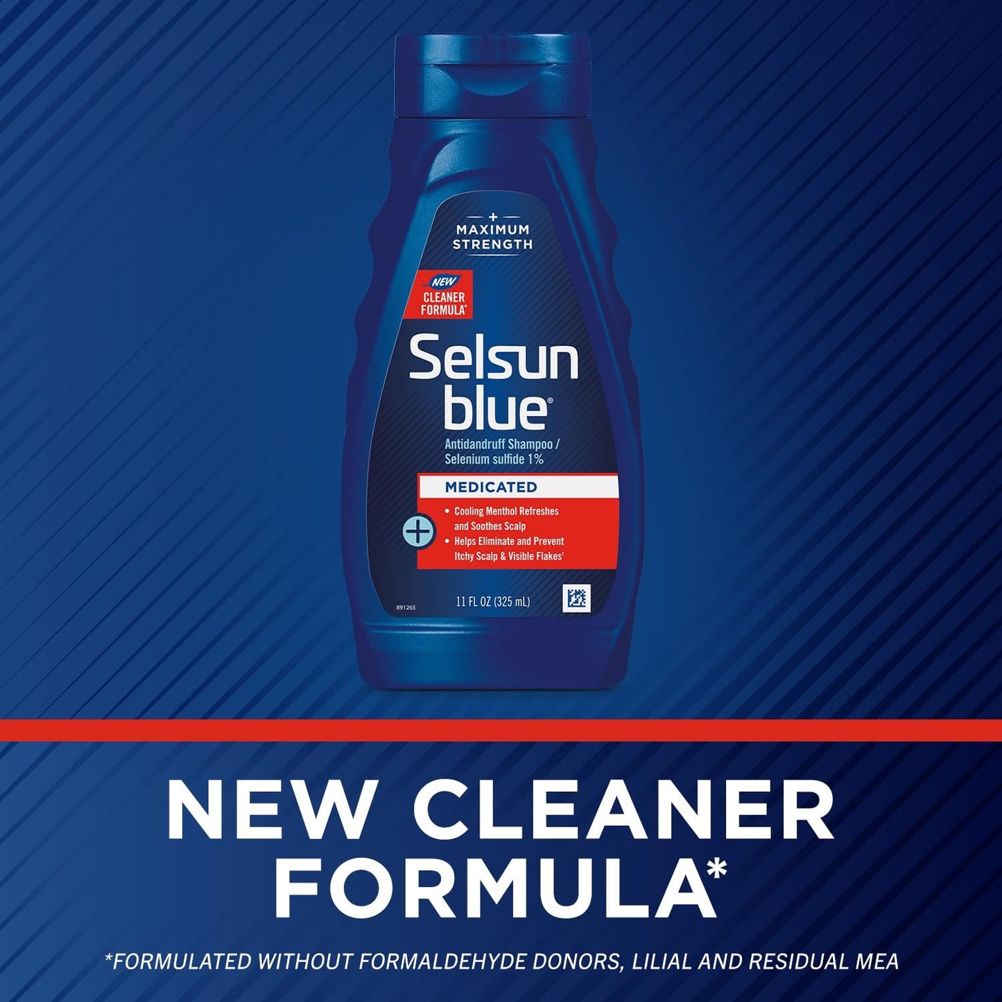 Selsun Blue Medicated Anti-Dandruff Shampoo With Menthol 325ml