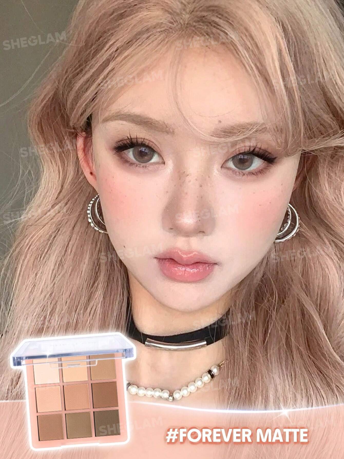 Sheglam 9-Pan Eyeshadow Palette- Forever Matte