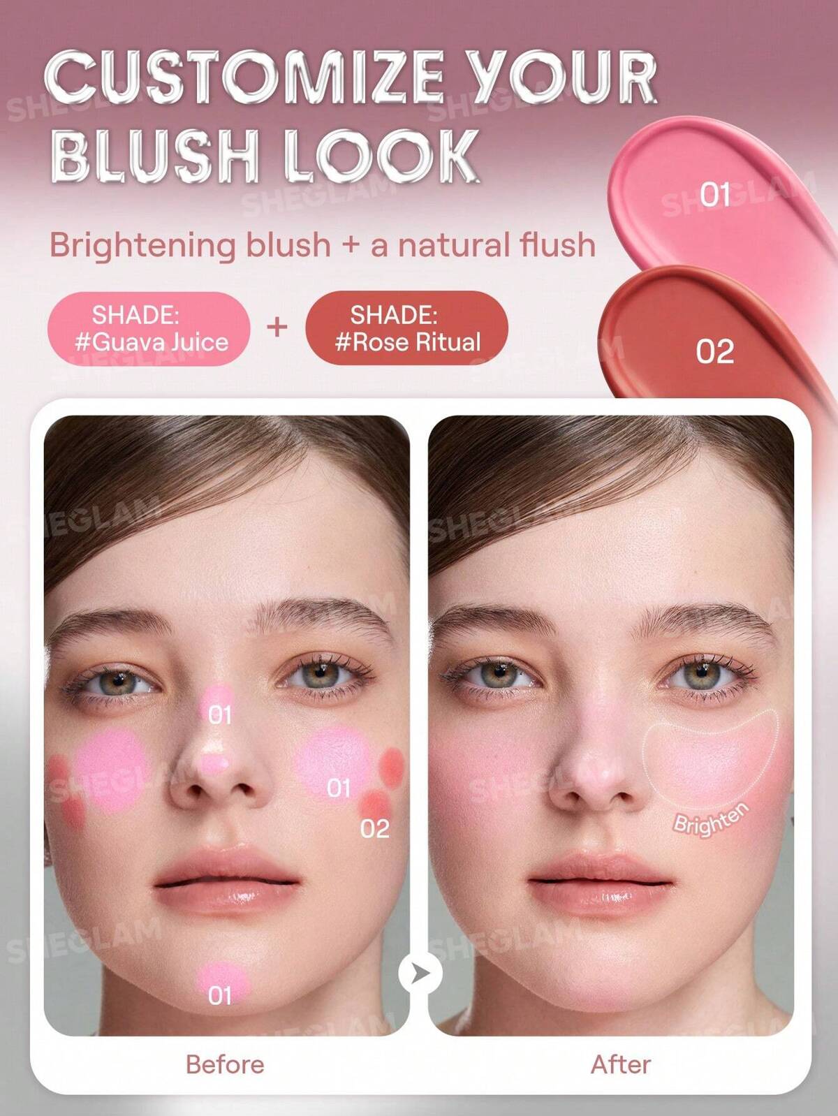 Sheglam Buttery Bliss Blush Stick- Guava Juice