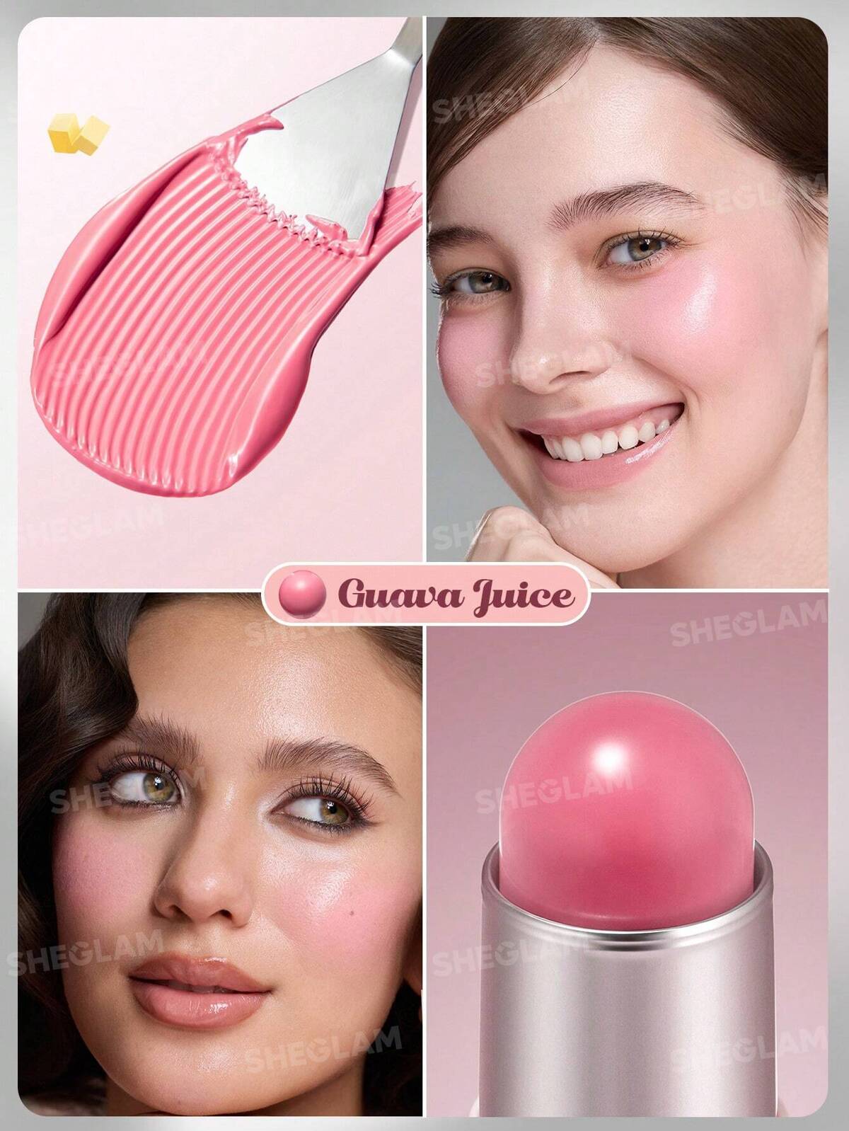 Sheglam Buttery Bliss Blush Stick- Guava Juice