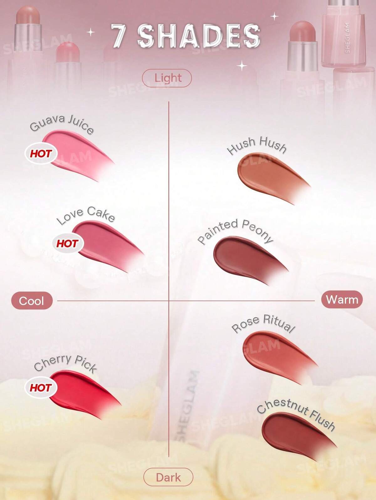 Sheglam Buttery Bliss Blush Stick- Guava Juice
