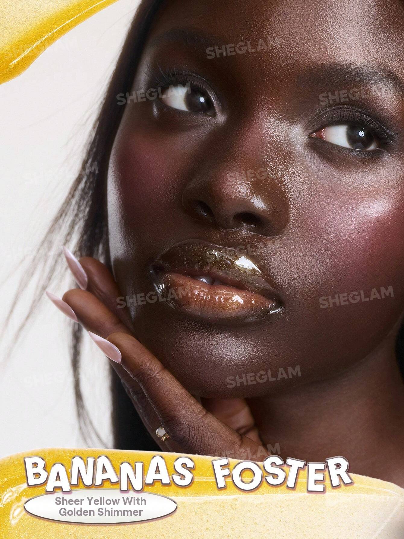 Sheglam Glass Lock Air Gloss-Bananas Foster