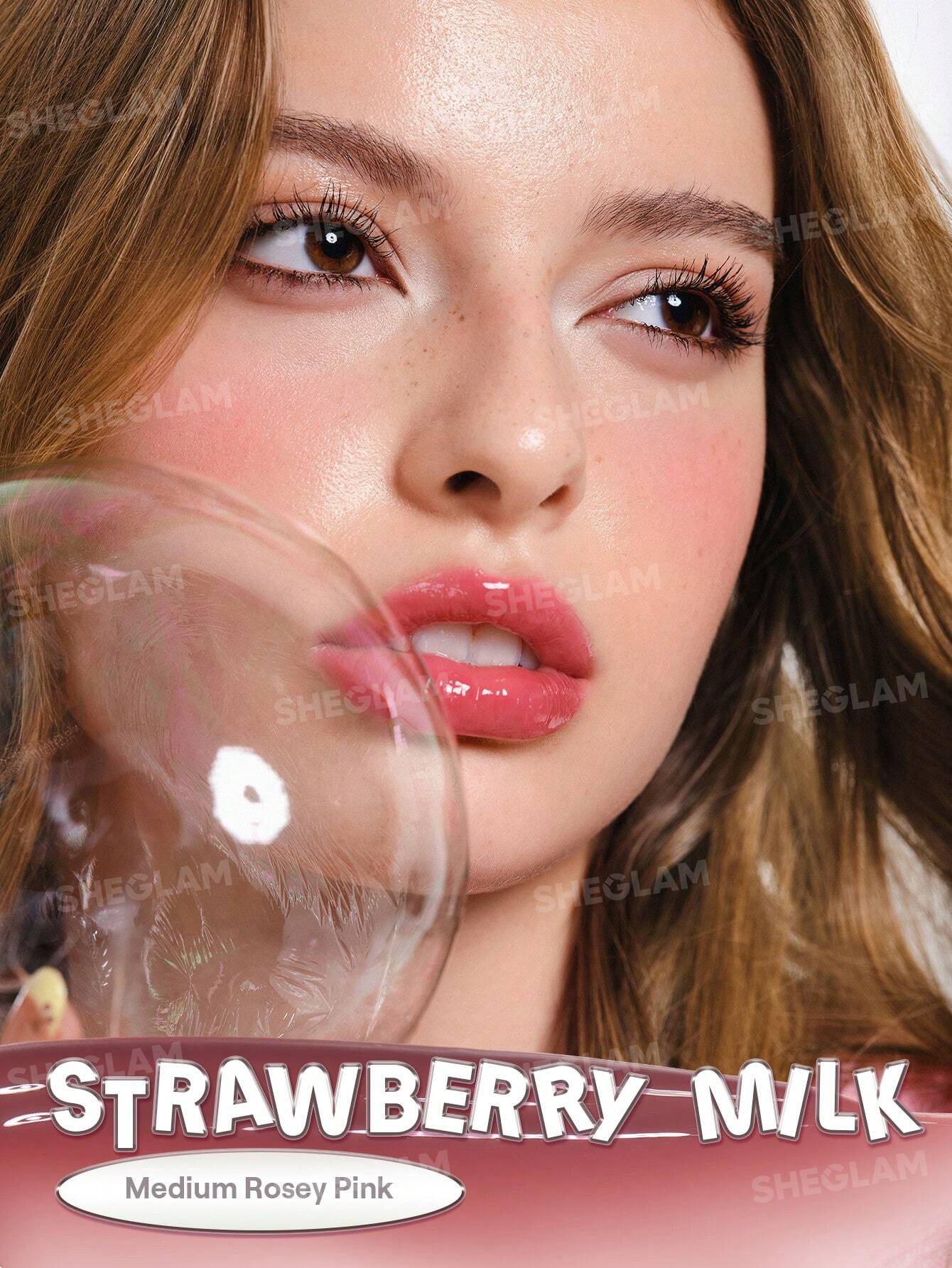 Sheglam Glass Lock Air Gloss-Strawberry Milk