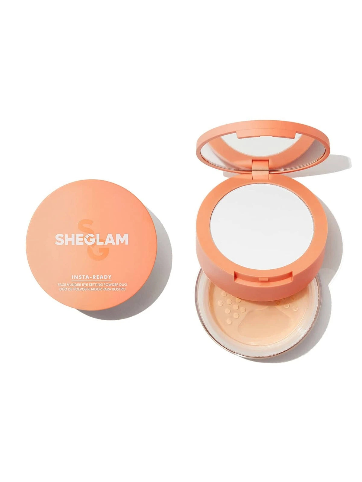 Sheglam Insta-ready Face & Under Eye Setting Powder Duo- Natural Linen