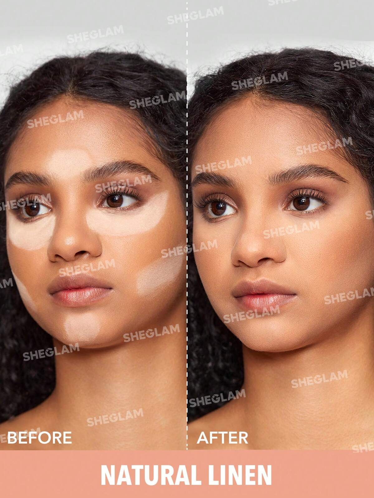 Sheglam Insta-ready Face & Under Eye Setting Powder Duo- Natural Linen