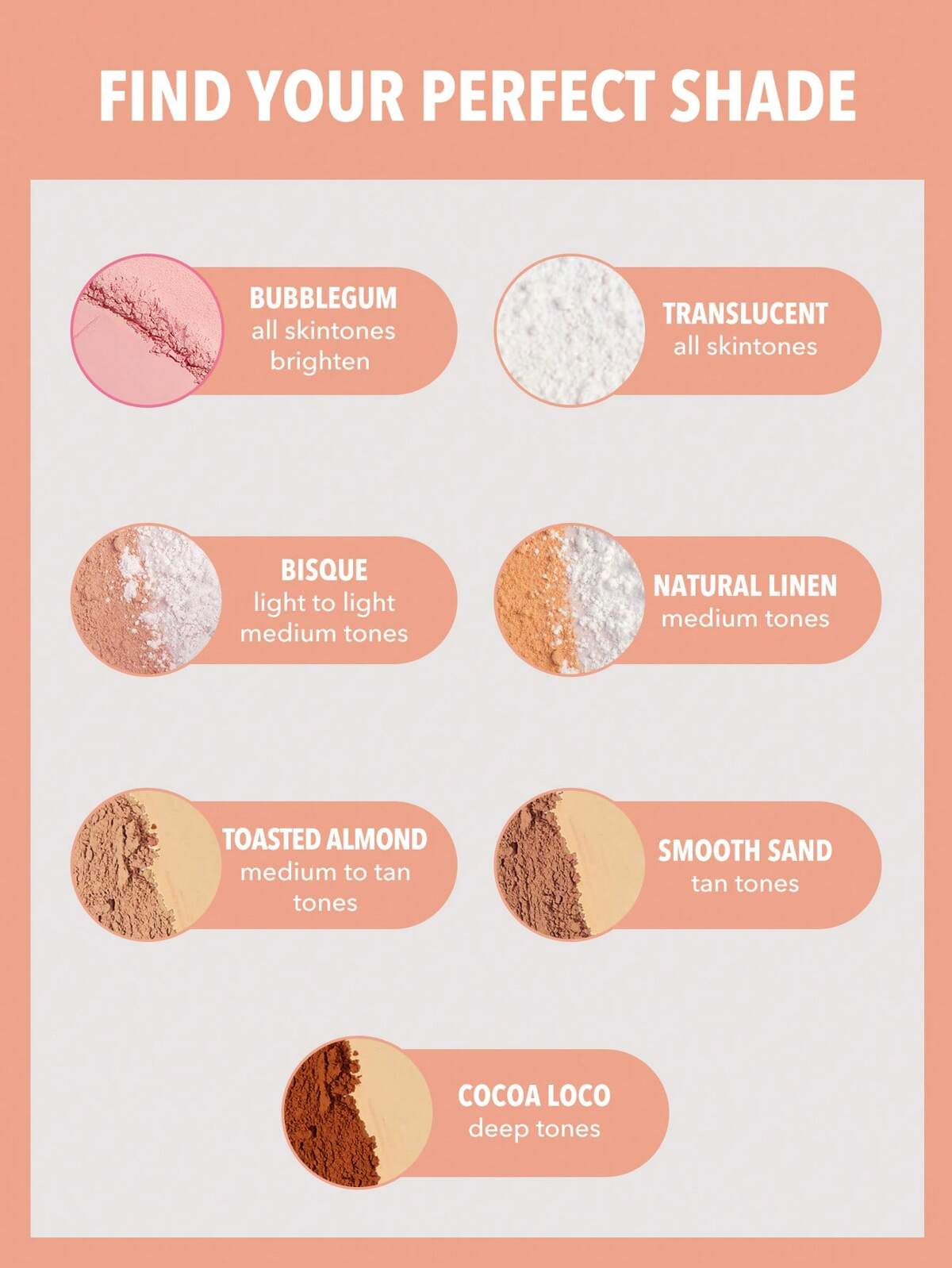Sheglam Insta-ready Face & Under Eye Setting Powder Duo- Natural Linen