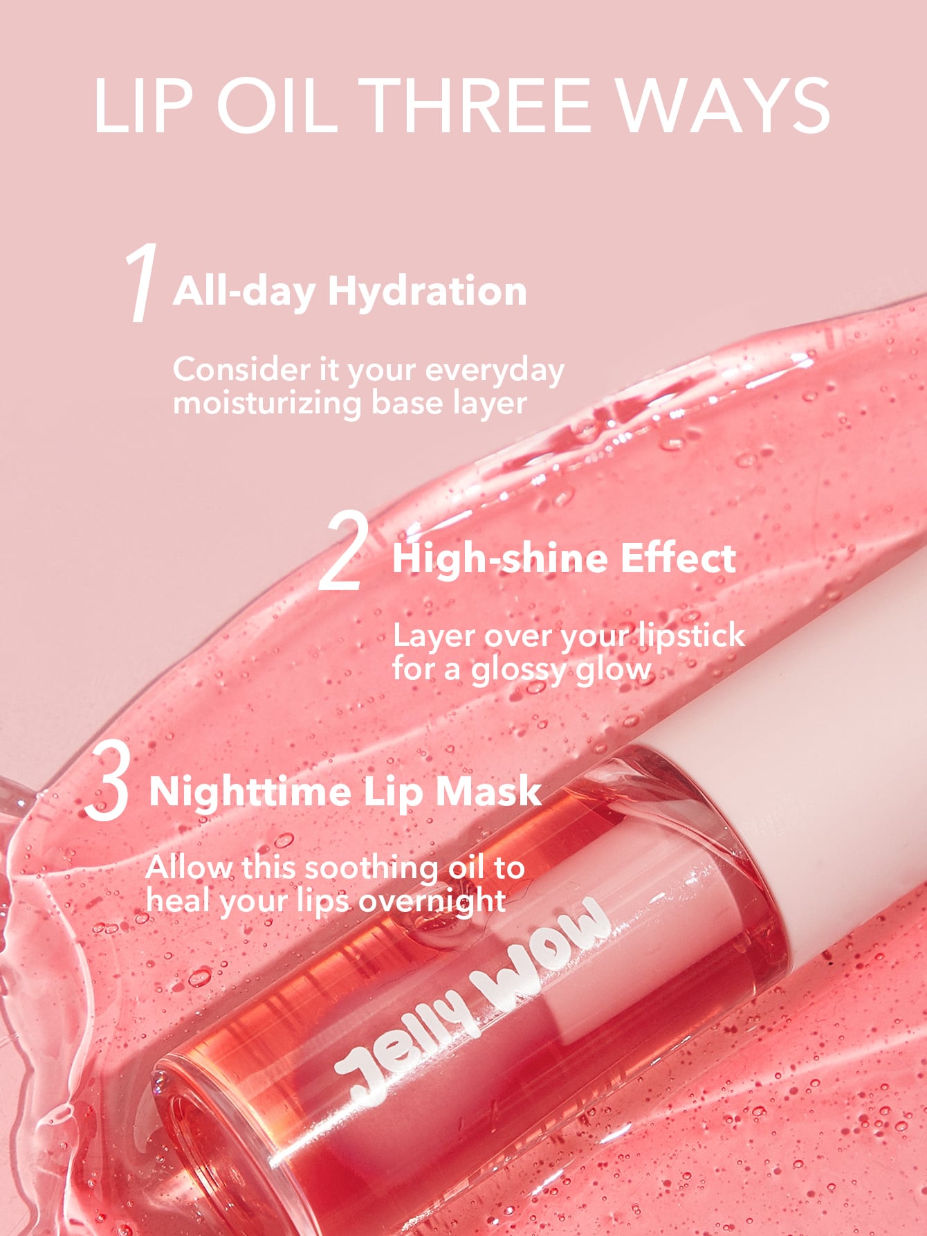 Sheglam Jelly Wow Hydrating Lip Oil- Berry Involved