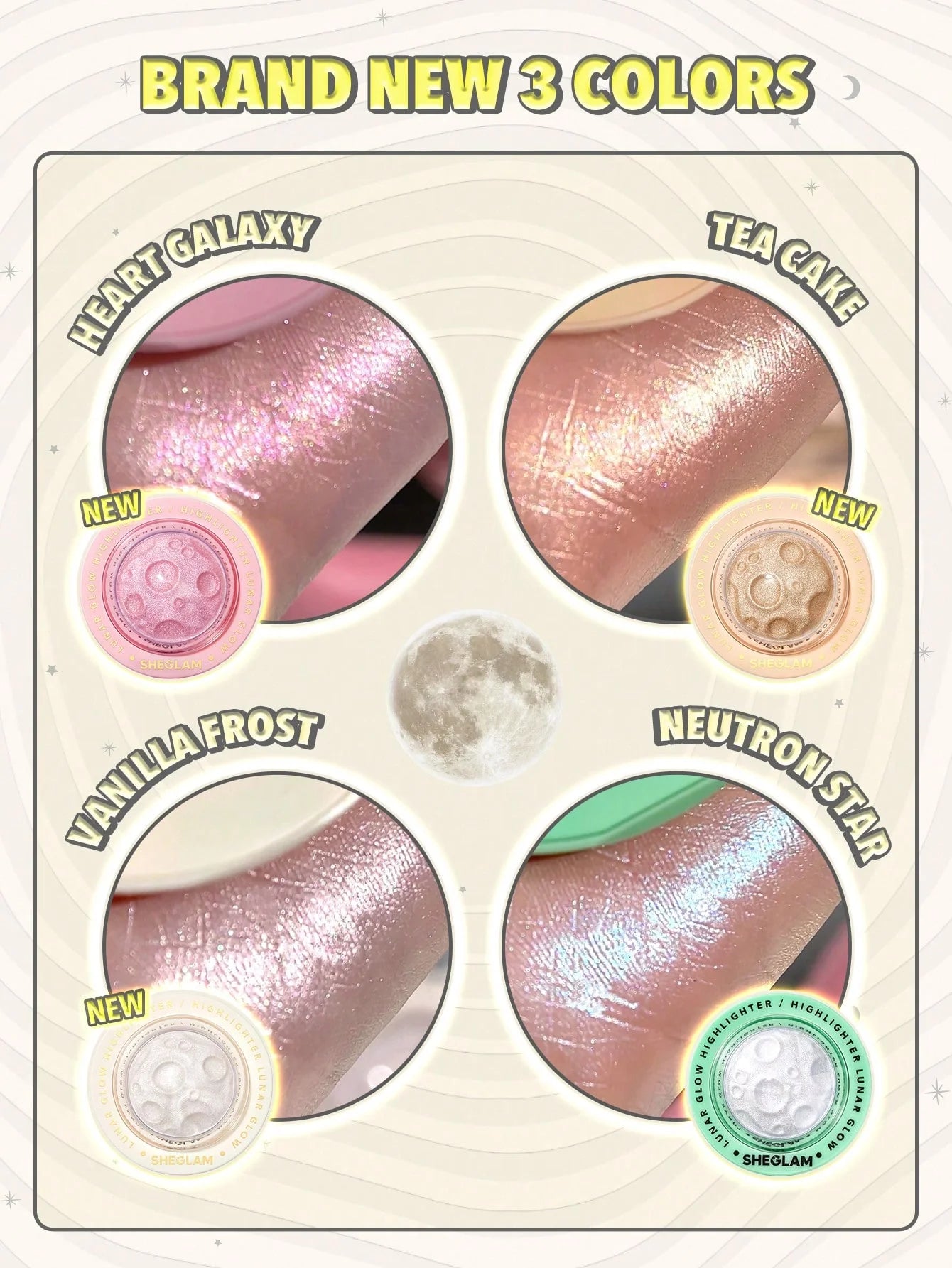 Sheglam Lunar Glow Highlighter- Vanilla Frost