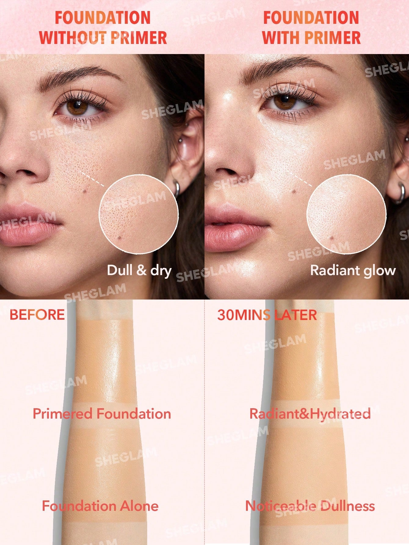 Sheglam Melon Melt Niacinamide Serum Primer 30ml