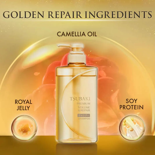 Shiseido Tsubaki Premium Volume & Repair Shampoo 490ml
