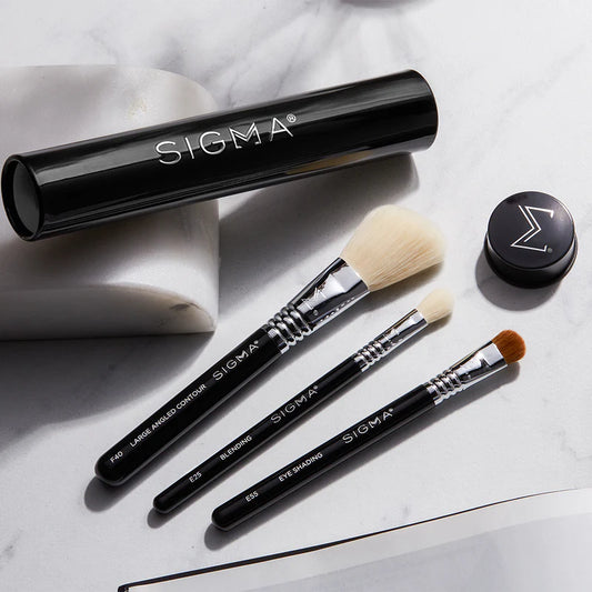 Sigma Essential Trio Brush Set- Black