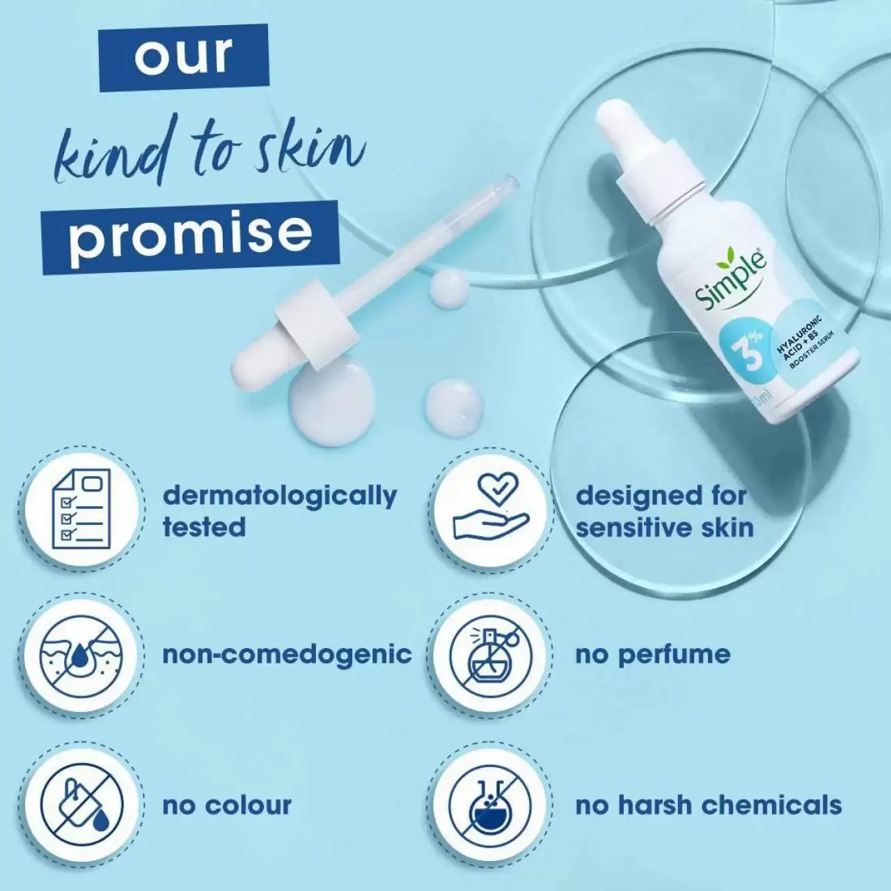 Simple Booster Serum 3% Hyaluronic Acid & B5 30ml
