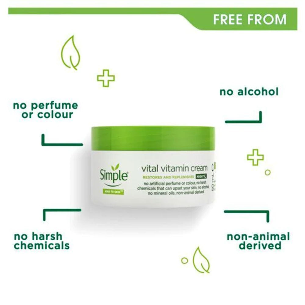 Simple Vital Vitamin Night Cream 50ml