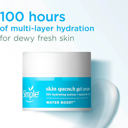Simple Water Boost Skin Quench Gel Cream 50ml
