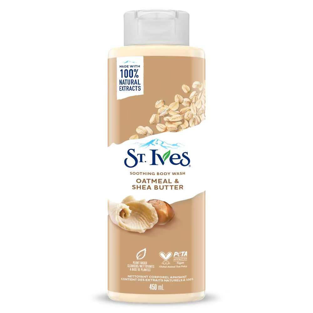 St. Ives Soothing Body Wash Oatmeal And Shea Butter 450ml