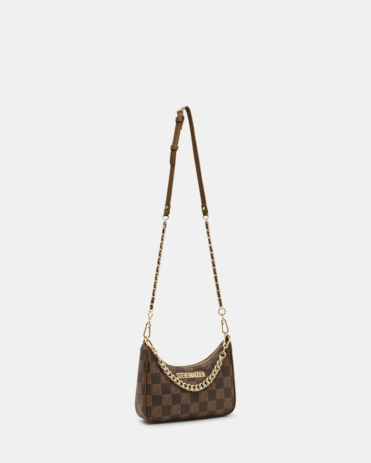 Steve Madden Bvital-7 Crossbody Bag- Olive/gold