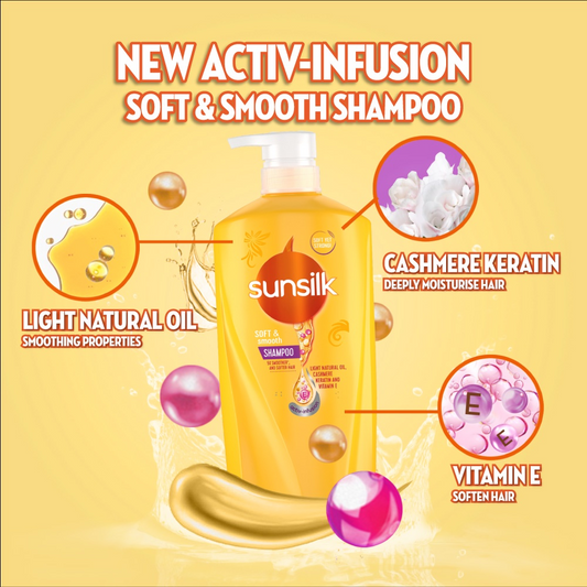 Sunsilk Hair Shampoo Soft & Smooth 400ml