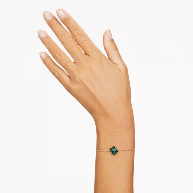 Swarovski Idyllia Bracelet Mixed Cuts, Green