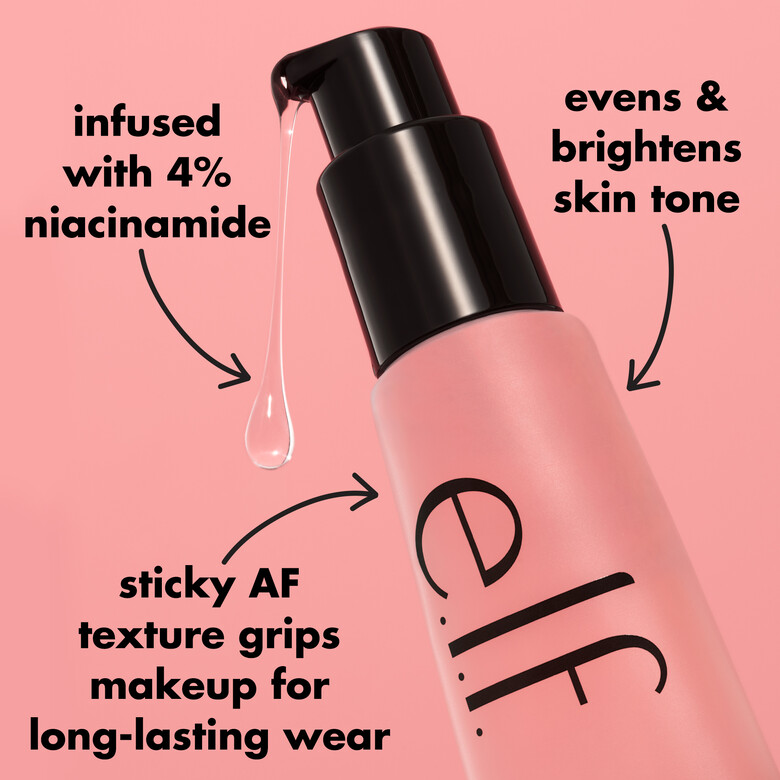 e.l.f Cosmetics Power Grip Primer + 4% Niacinamide- Clear 24ml