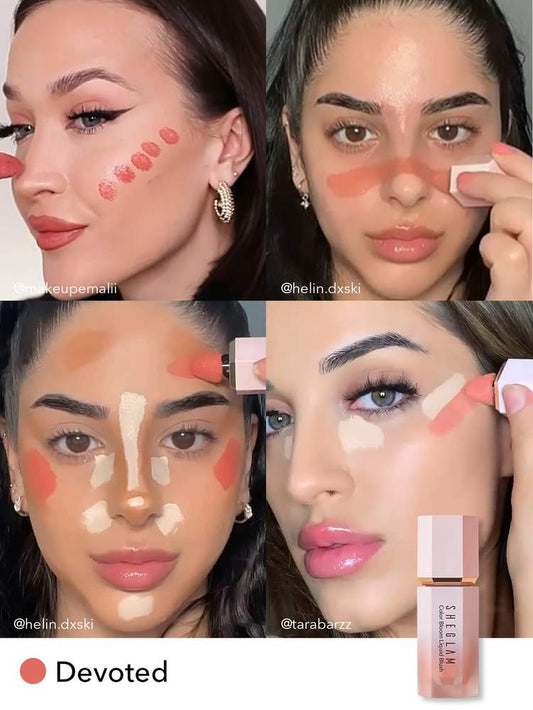 SHEGLAM Color Bloom Liquid Blush Devoted