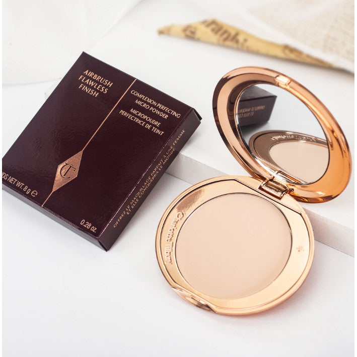 Charlotte Tilbury Airbrush Flawless Finish Setting Pressed Powder 1 Fair 8g
