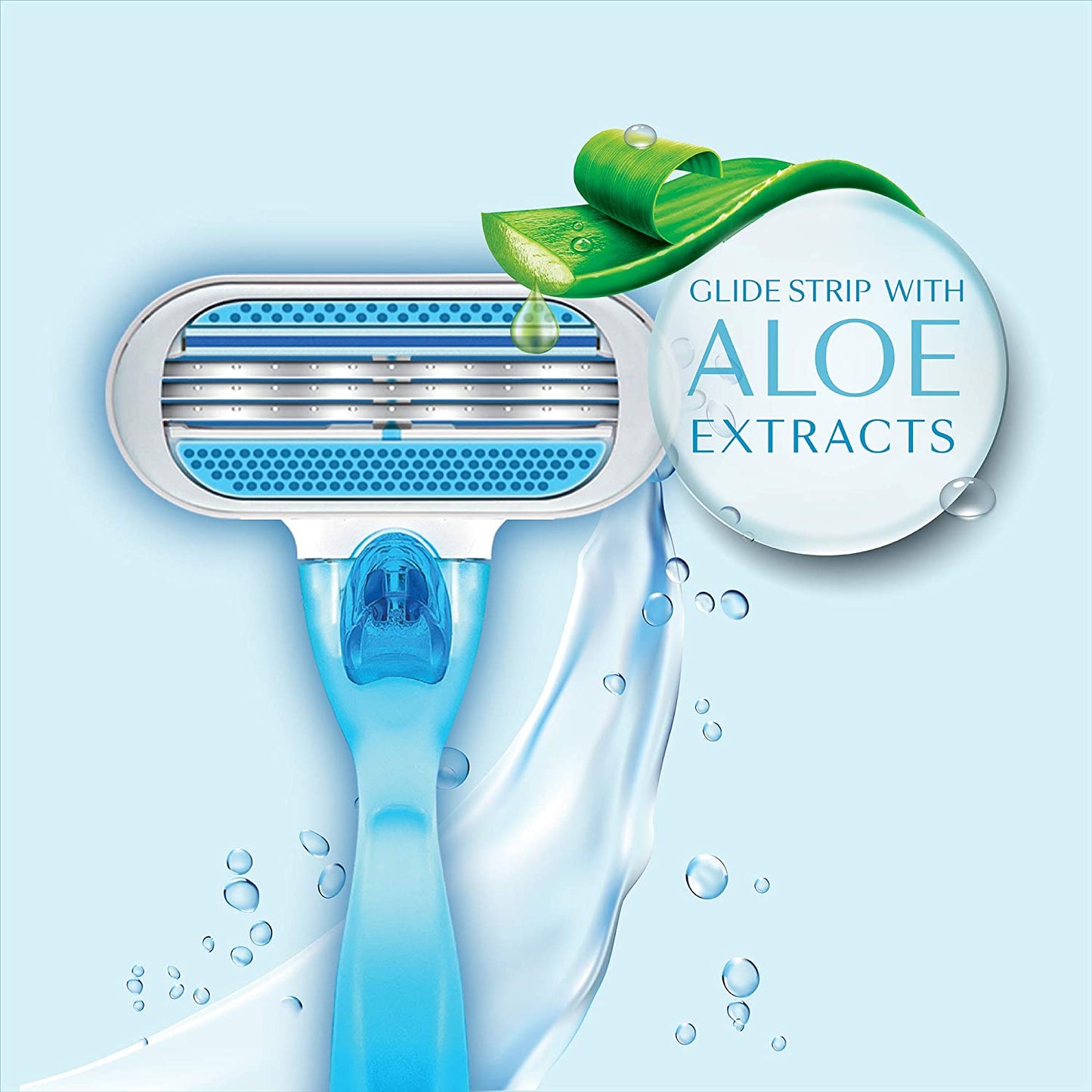 Gillette Venus Hair Removal Razor with Aloe Extract for Women