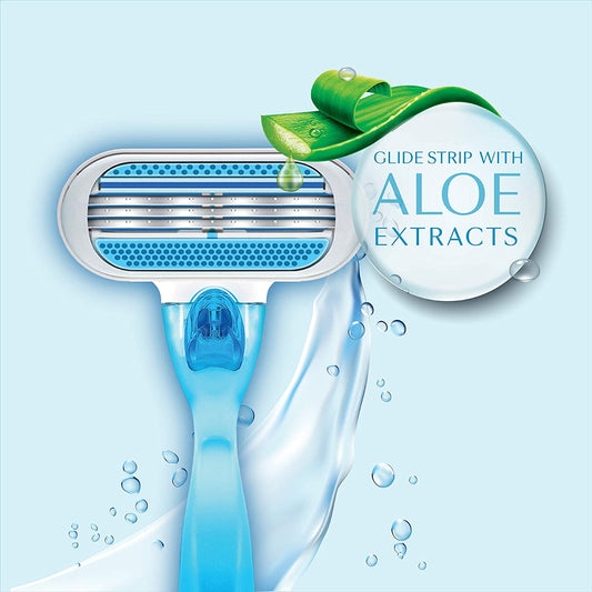 Gillette Venus Hair Removal Razor with Aloe Extract for Women