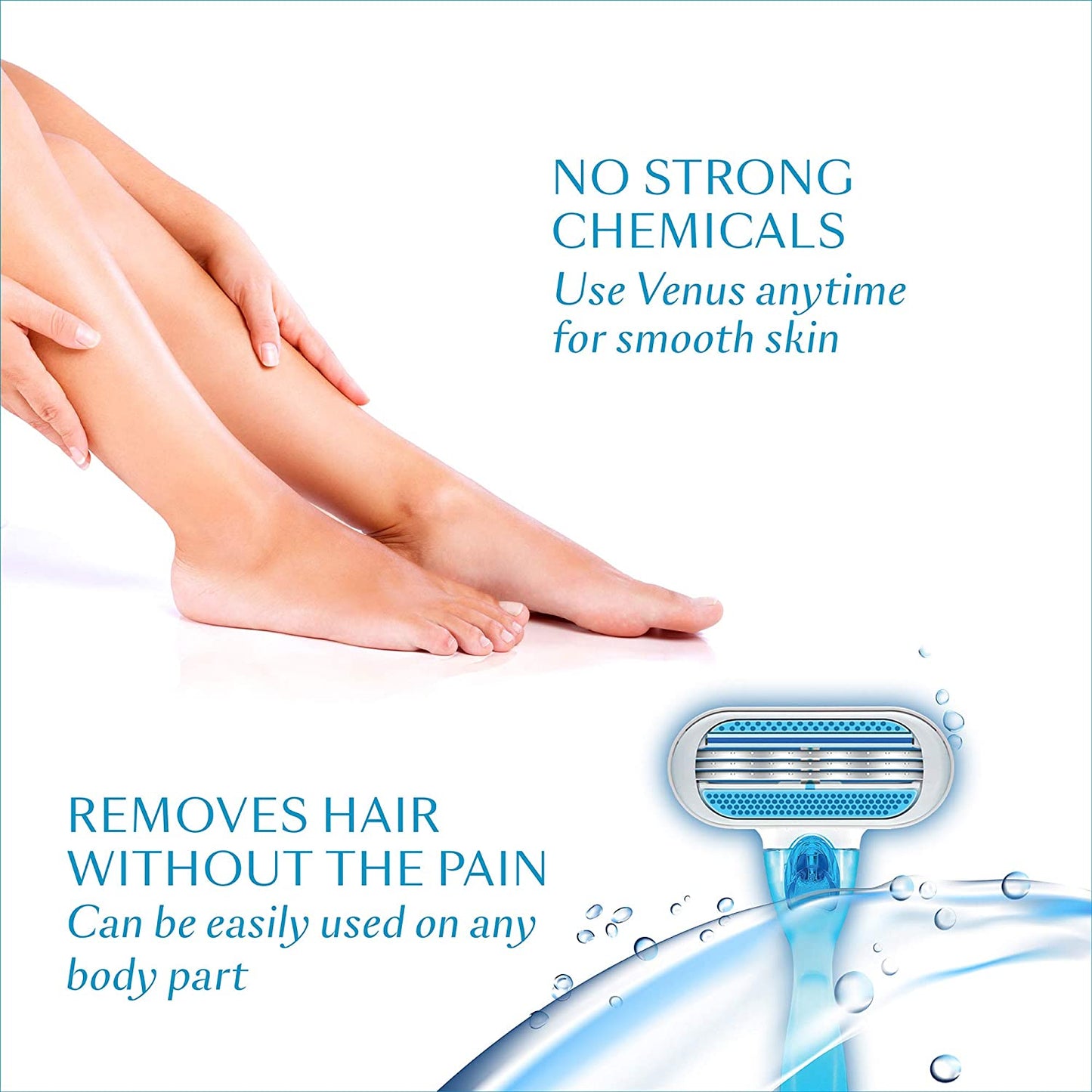 Gillette Venus Hair Removal Razor with Aloe Extract for Women