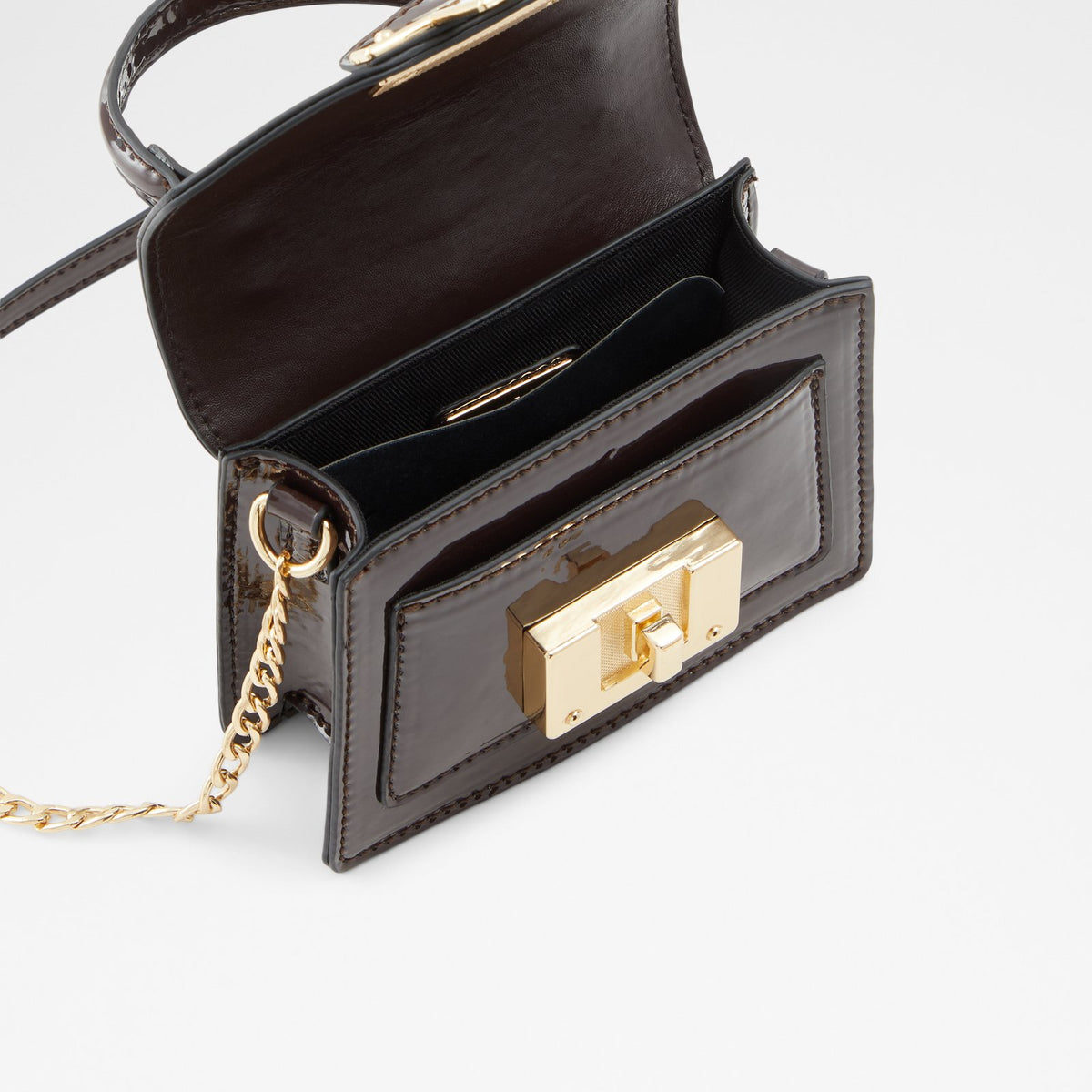 Aldo Top Handle Bag Dark BrownKentwell