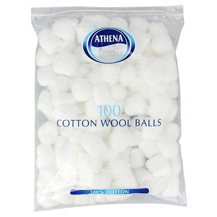 Athena Beaute Cotton Wool Balls 100 Pcs